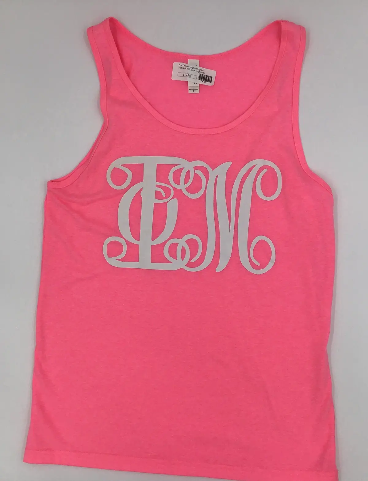 Phi Mu Monogram Vinyl Tank - Discontinued 1