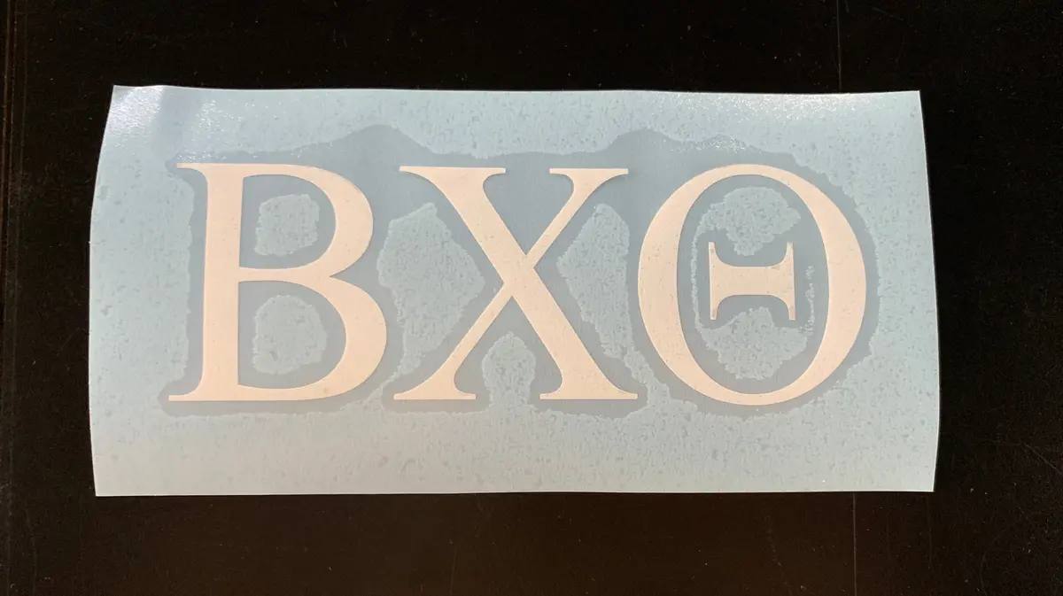 Beta Chi Theta Vinyl Decal 1