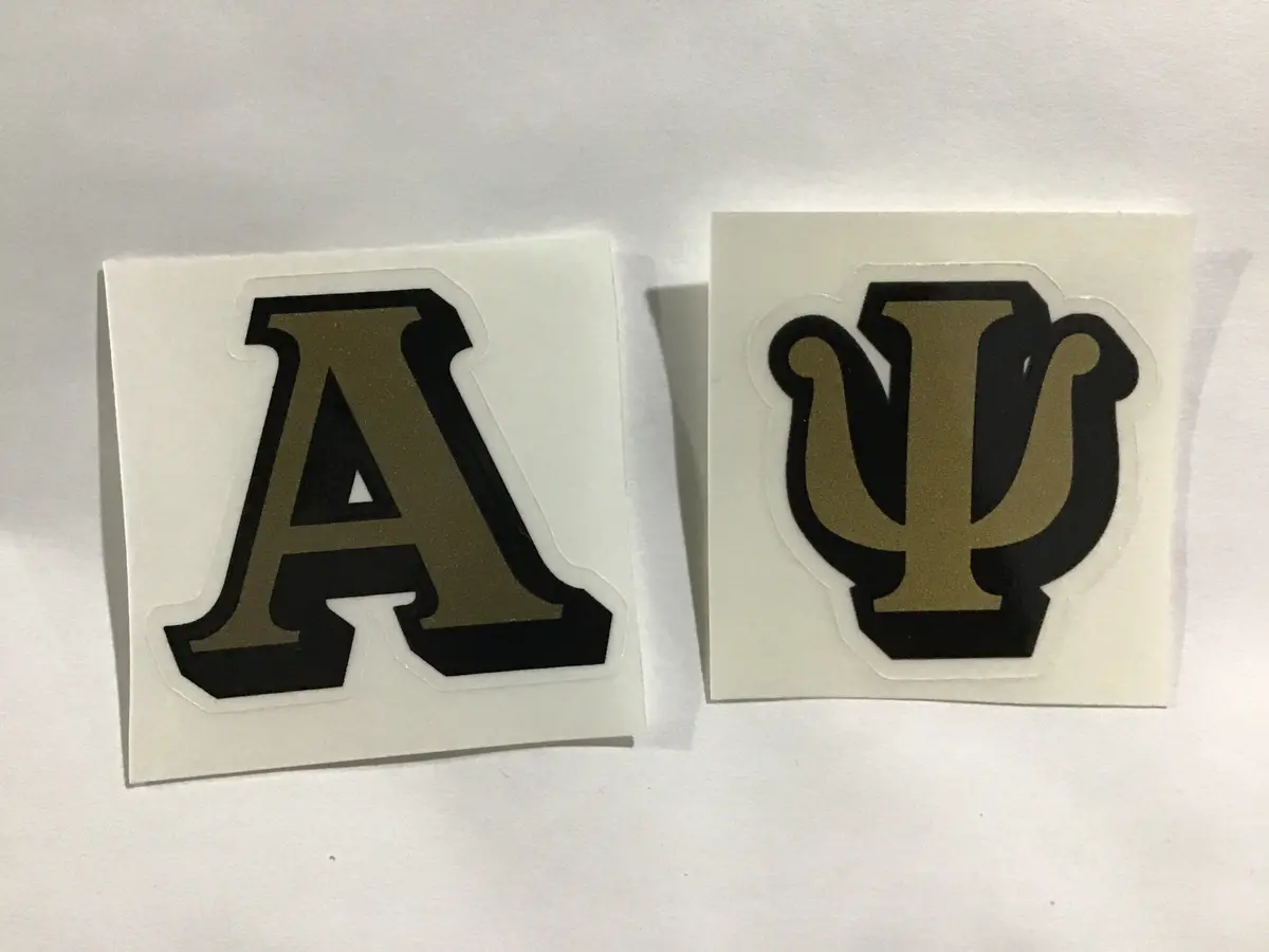 Paddle Letter Stickers 1