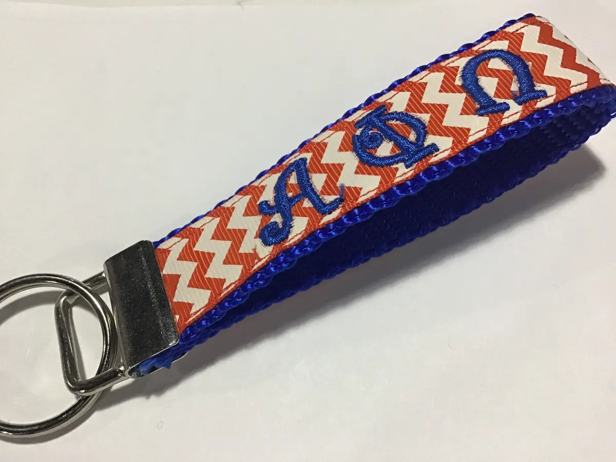 Alpha Phi Omega Fob Keychain 1