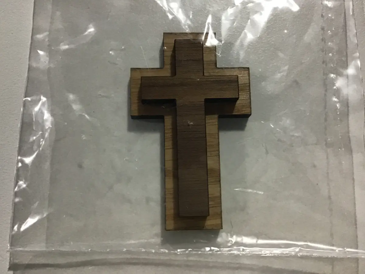 Latin Cross Oak-Backed Symbol 1