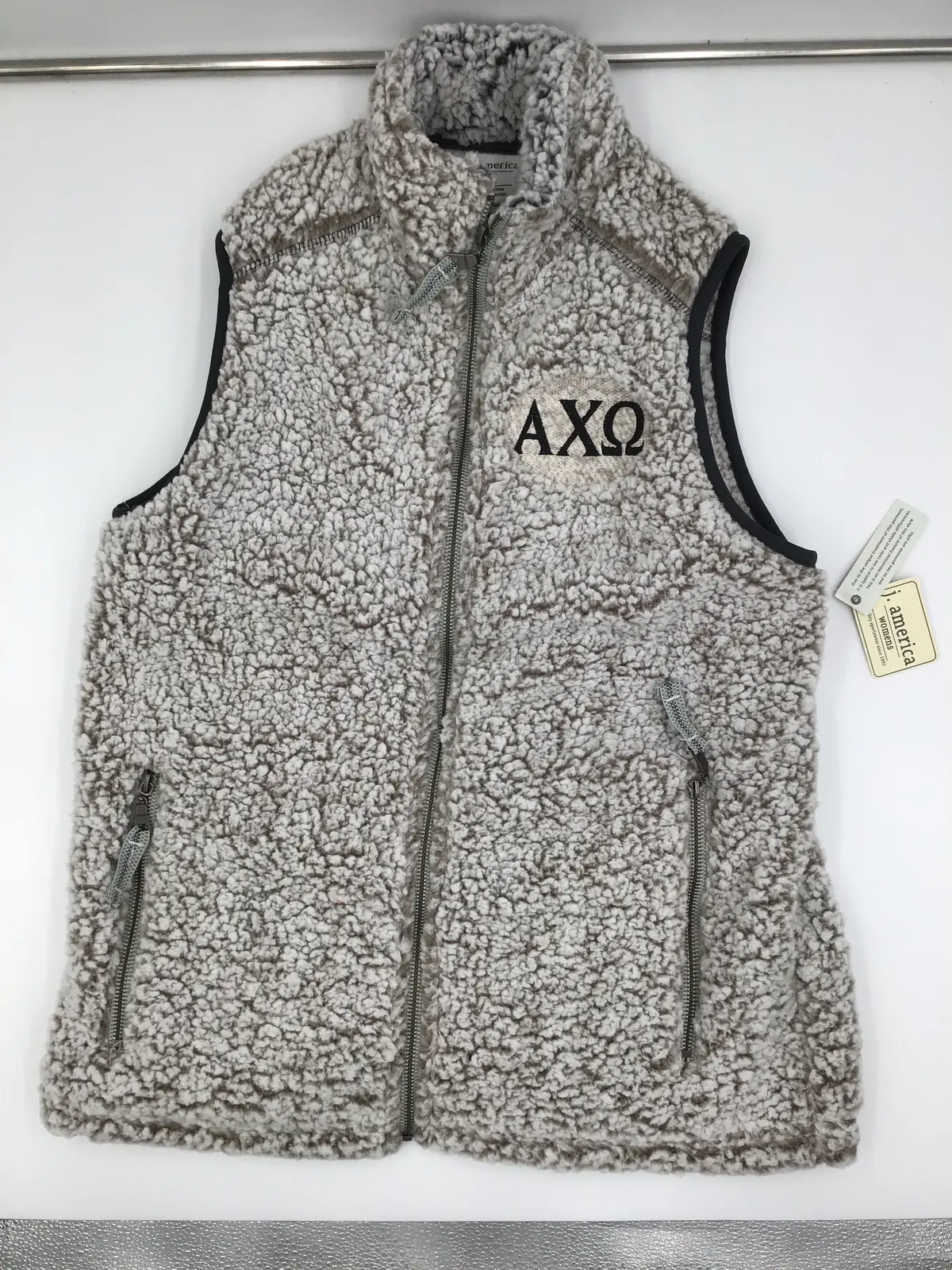 Alpha Chi Omega Sherpa Vest - Discontinued 1