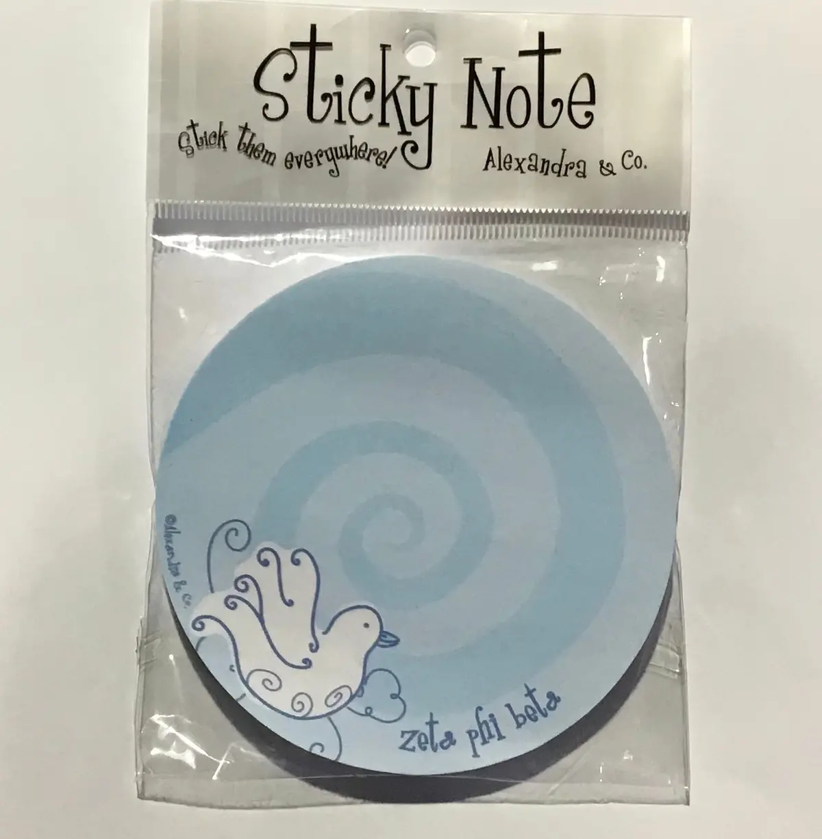 Zeta Phi Beta Round Sticky Notes 1