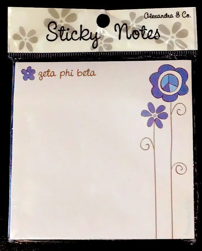 Zeta Phi Beta Sticky Notes 1