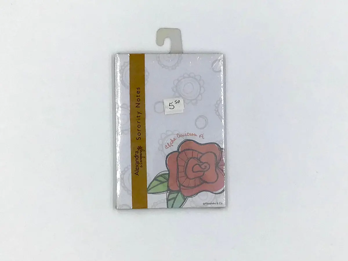 Alpha Omicron Pi Mascot Notepad 1