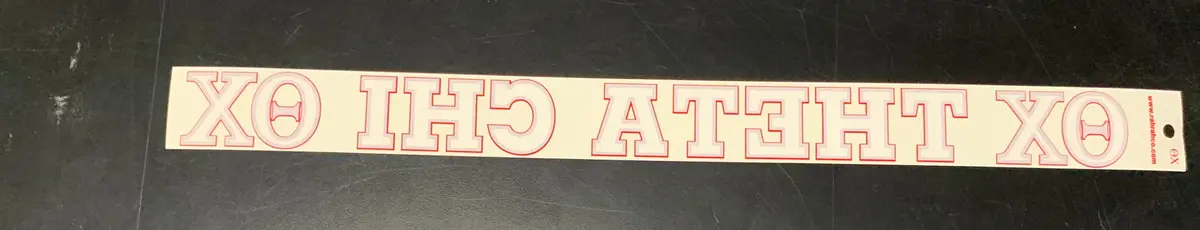 Theta Chi Horizontal Decal 1