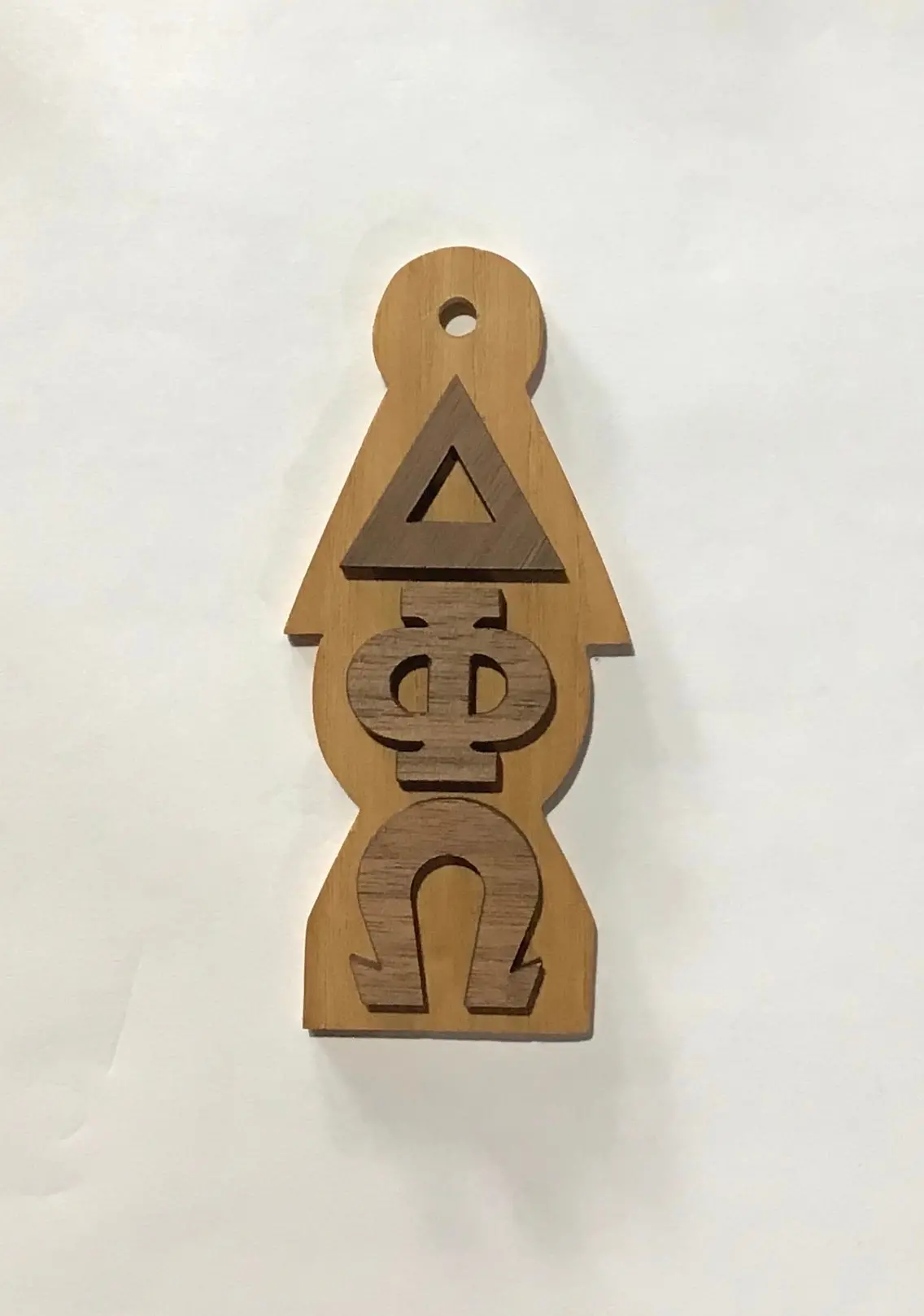 Delta Phi Omega Small Paddle Keychain Set 1