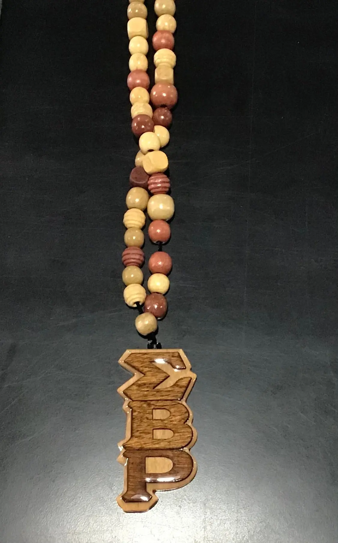 Sigma Beta Rho Beaded Letter Tiki 1