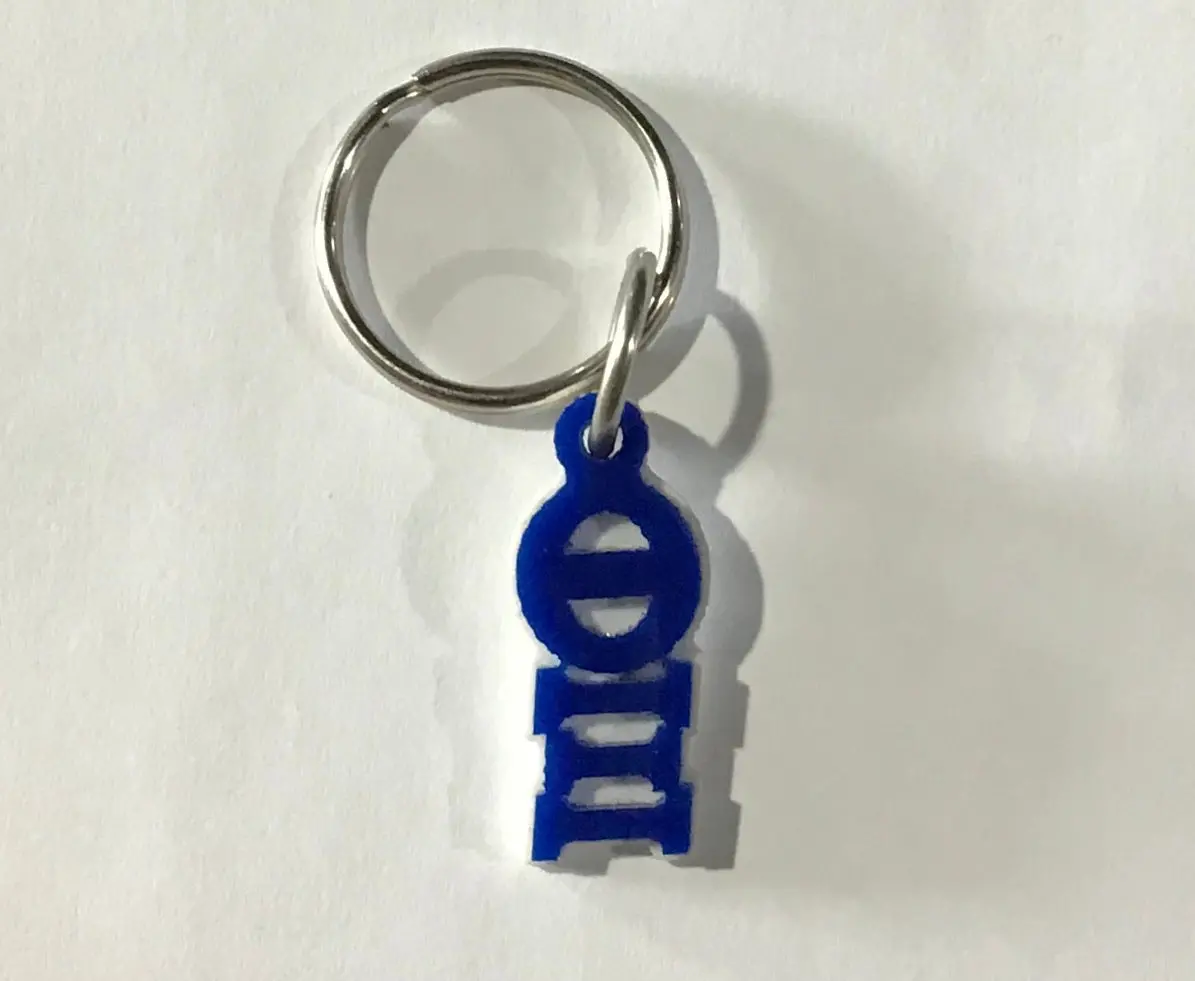 Theta Xi Letters Keychain 1