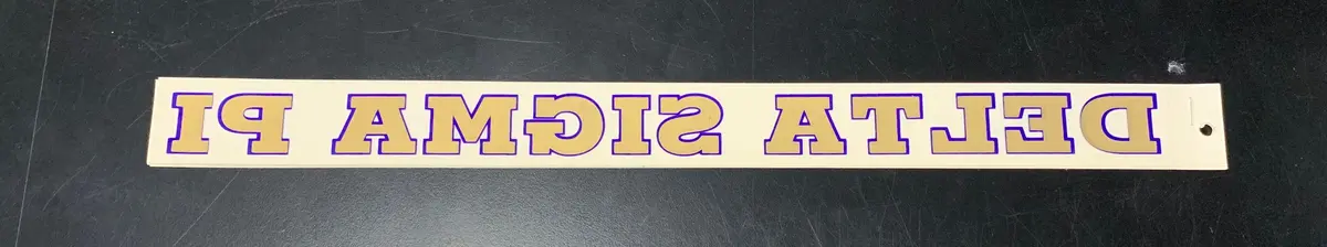 Delta Sigma Pi Horizontal Decal 1