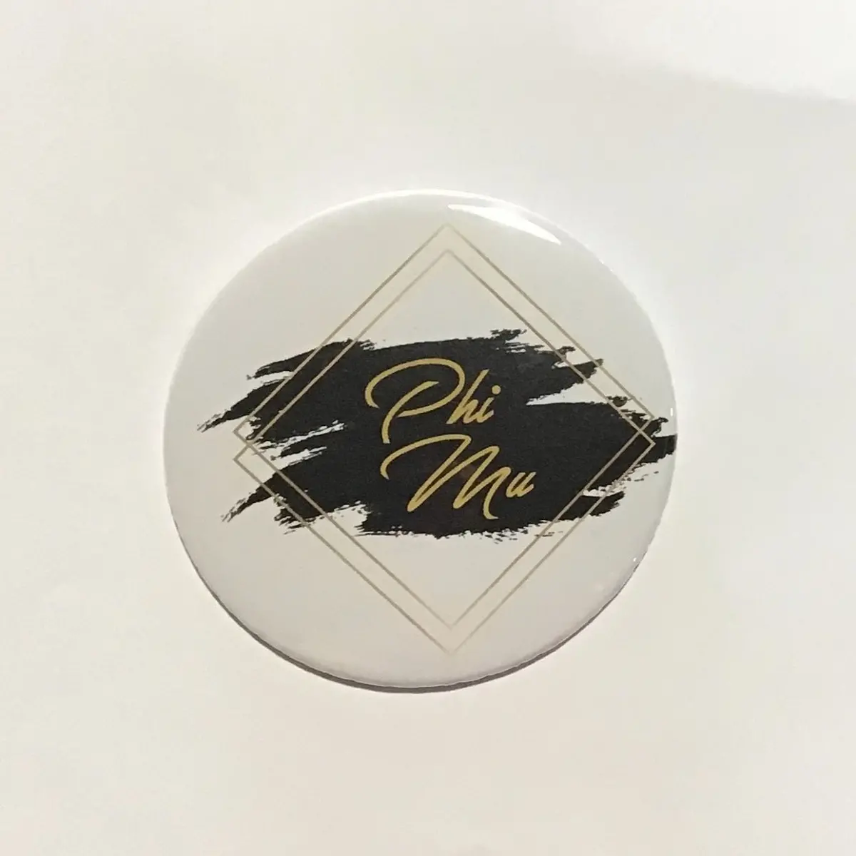 Phi Mu Printed Button Watercolor Collection 1