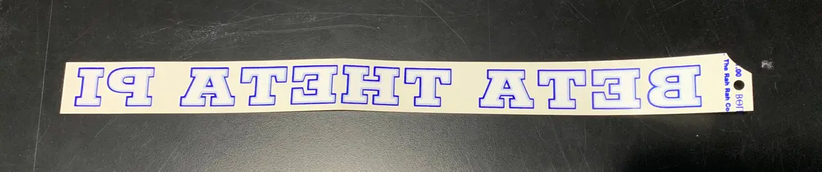 Beta Theta Pi Horizontal Decal 1