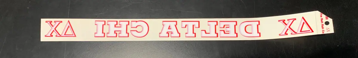 Delta Chi Horizontal Decal 1