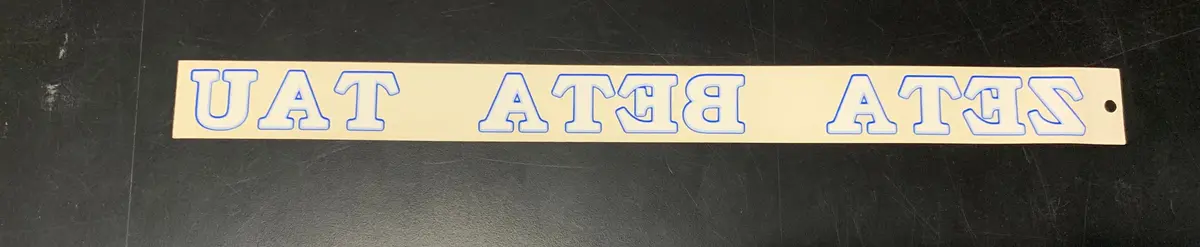 Zeta Beta Tau Horizontal Decal 1