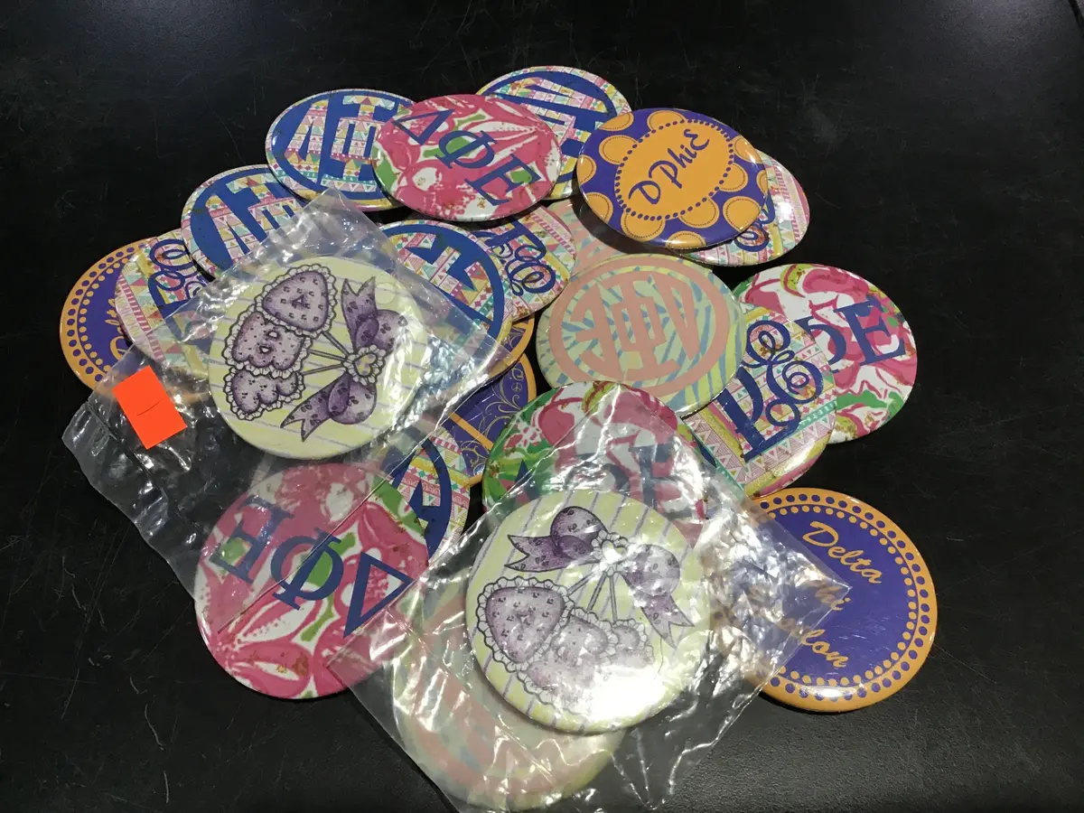 Delta Phi Epsilon Mystery Button Set 1