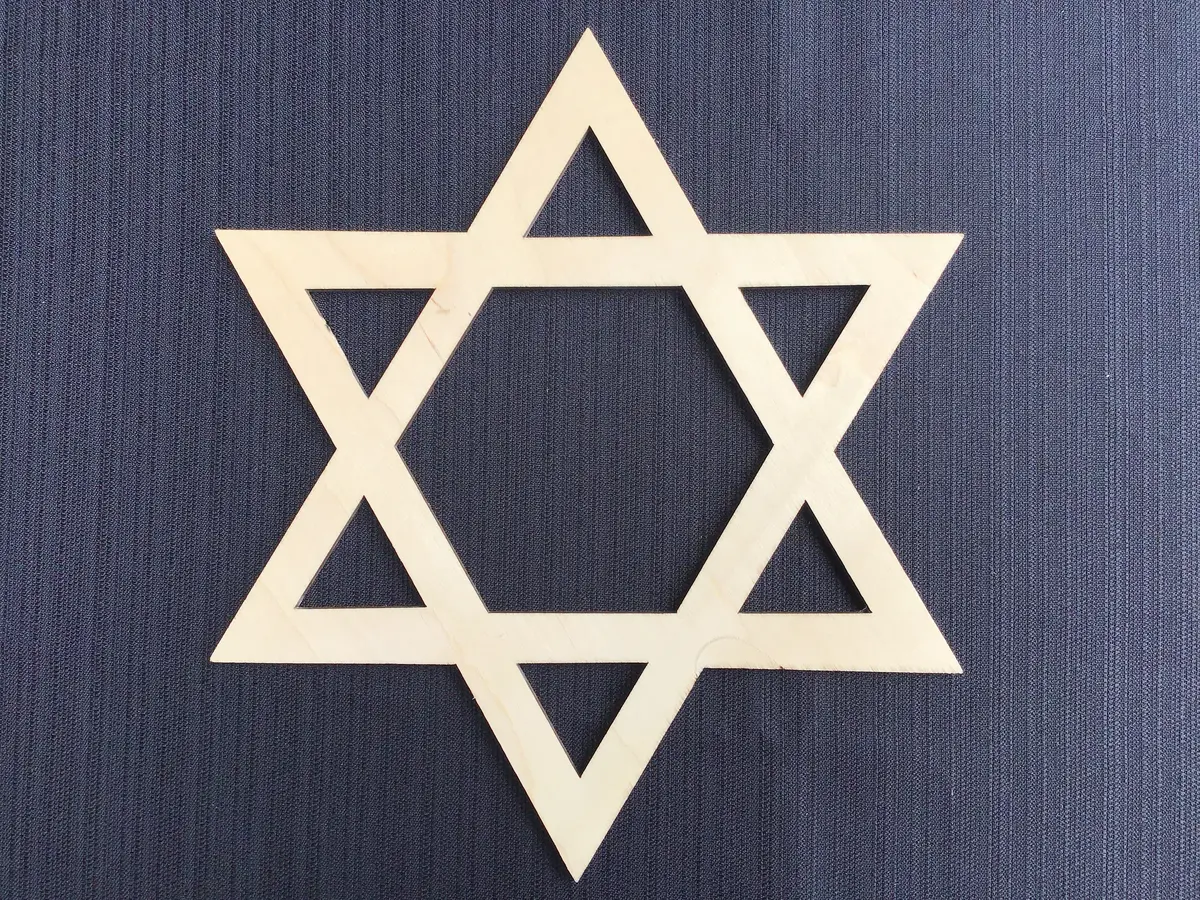 Star Of David Wood Board 1