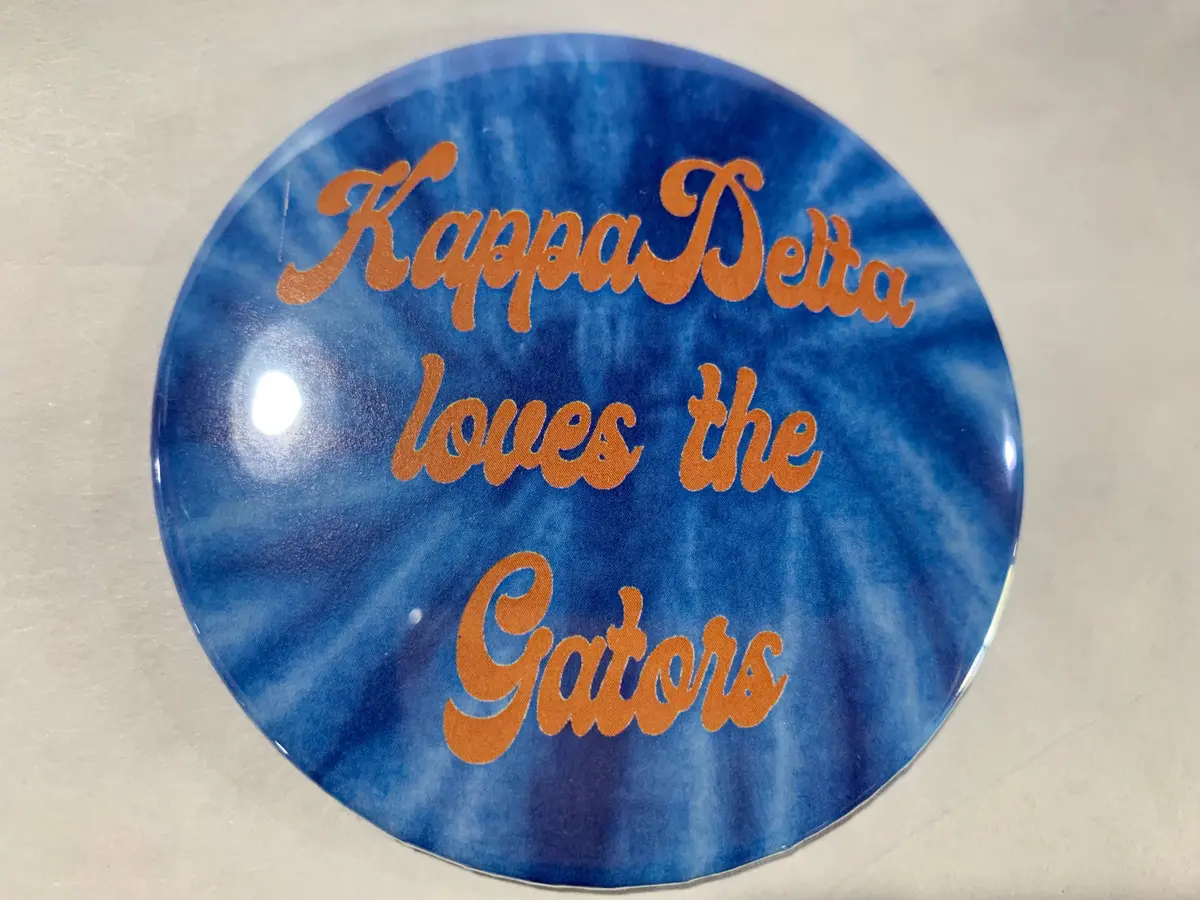 Kappa Delta Tie Dye Printed Button 1