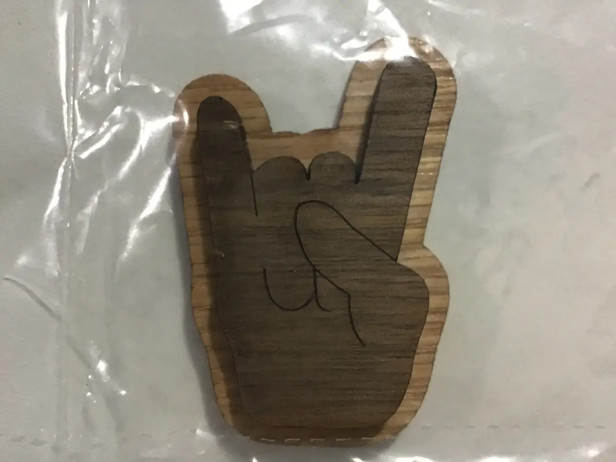 Sigma Hand Oak-Backed Symbol 1