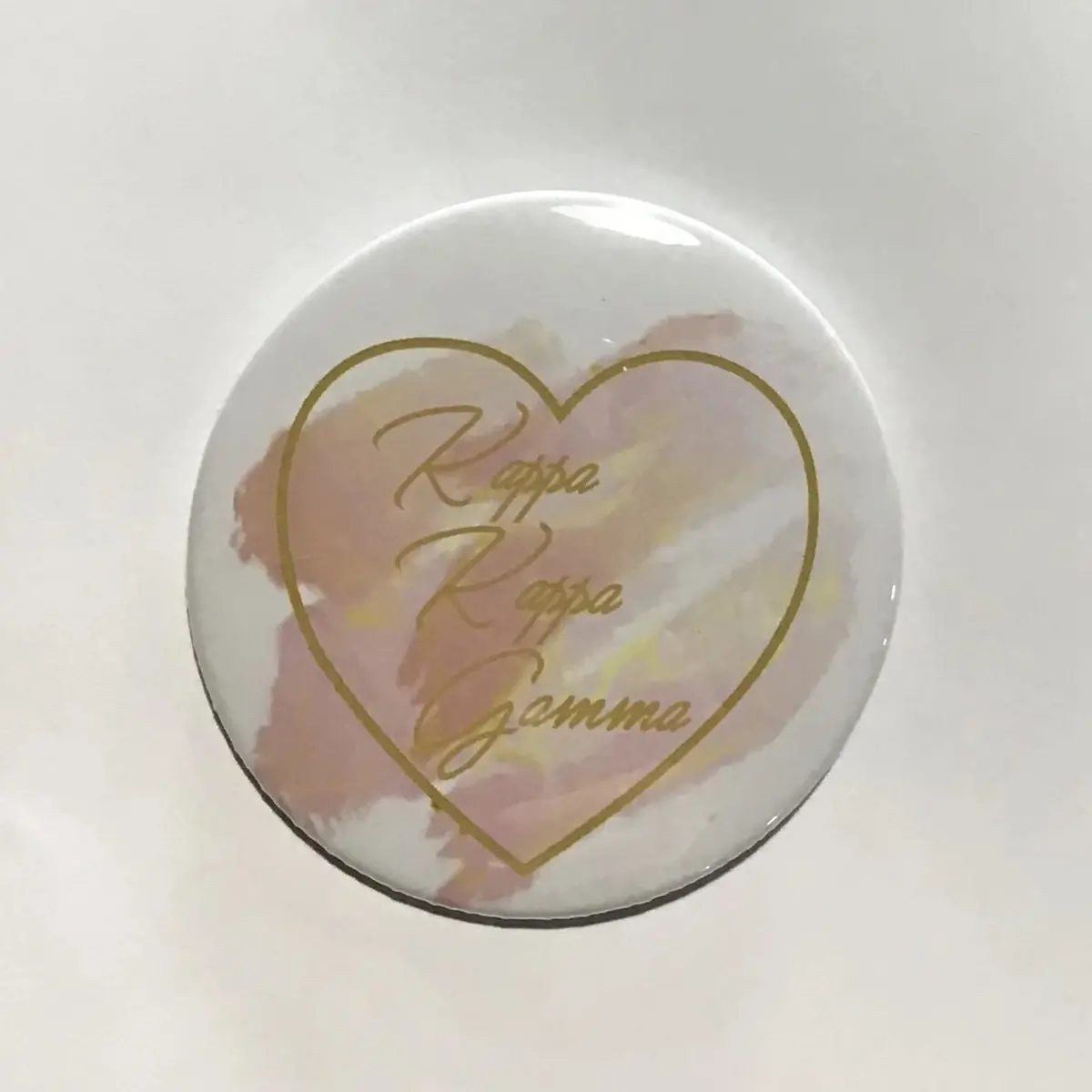 Kappa Kappa Gamma Printed Button Watercolor Collection 2