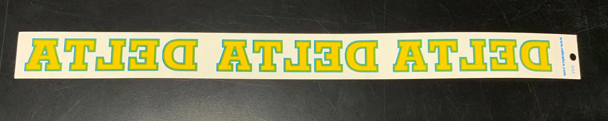 Delta Delta Delta Horizontal Decal 1