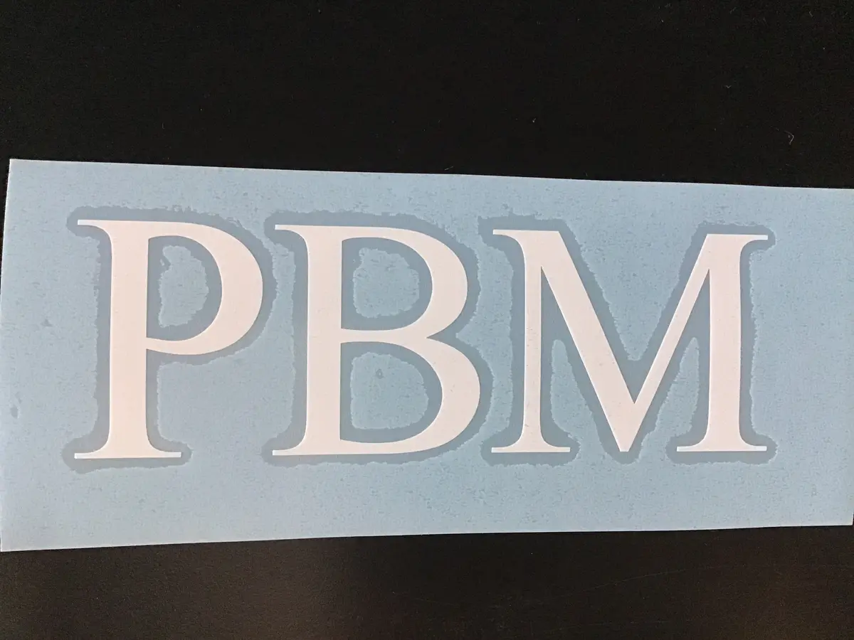 Pbm Block Vinyl Decal 1
