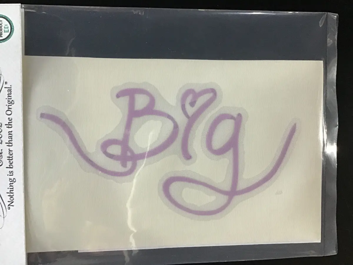 "Big" Decal - Discontinued 1
