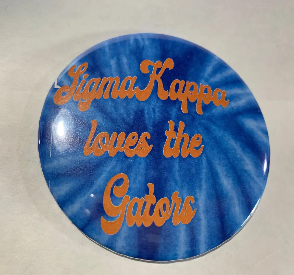 Sigma Kappa Tie Dye Printed Button 1