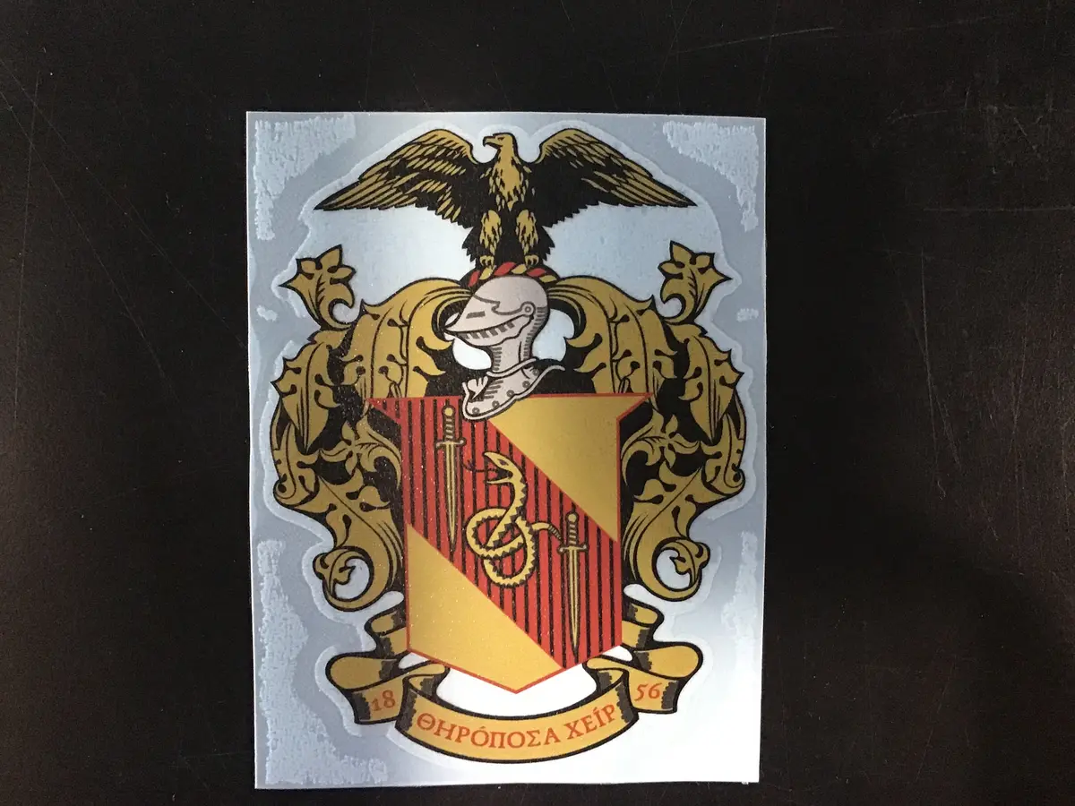 Theta Chi Crest Decal 1