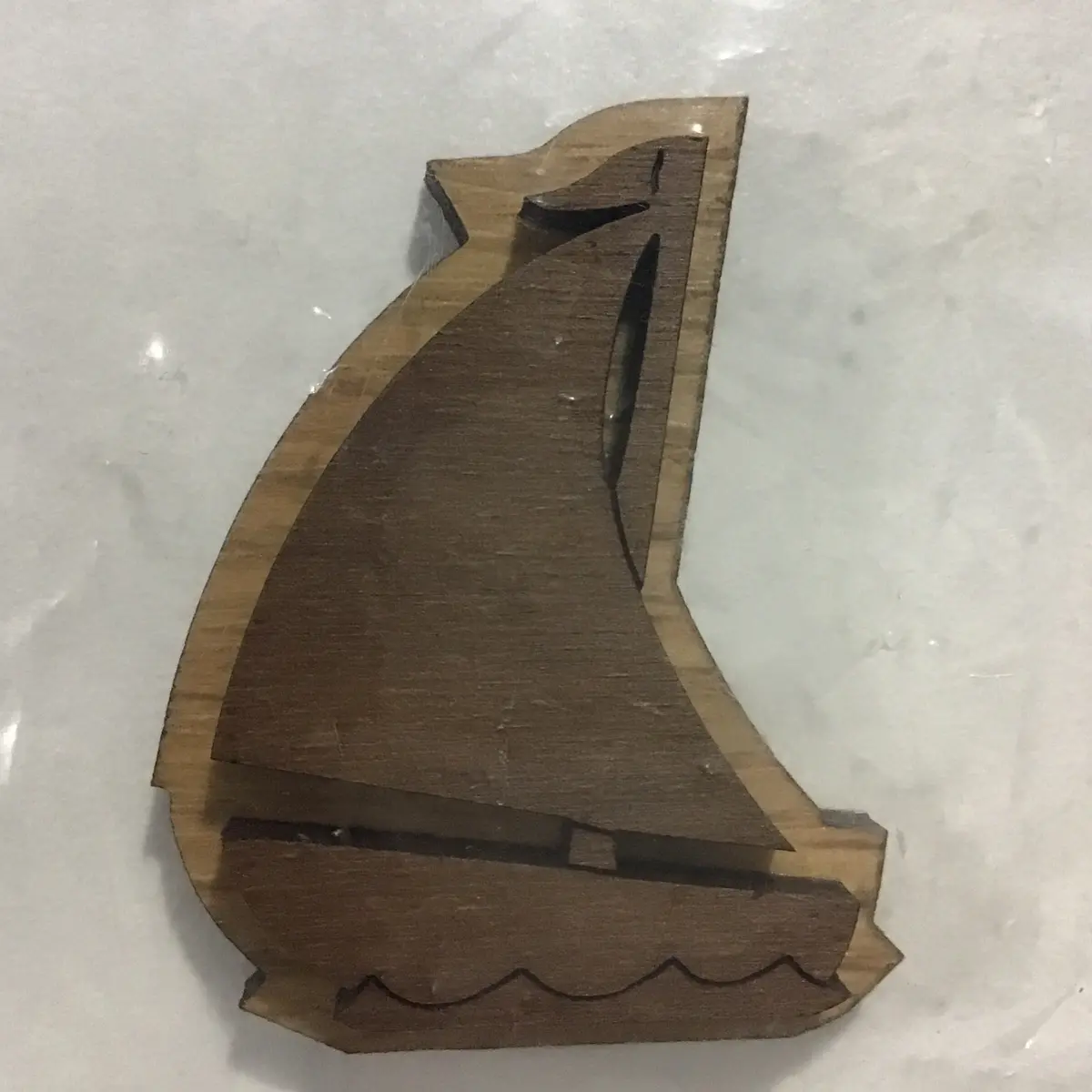 Sailboat Oak-Backed Symbol 1