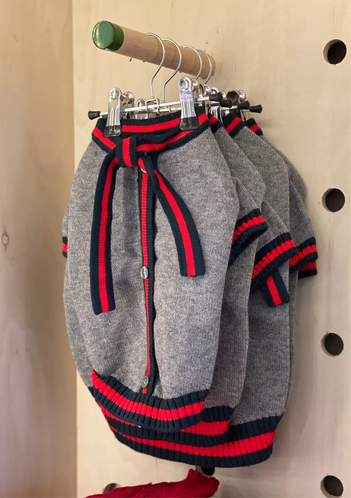 Luxe Stripe Tie Dog Sweater << Final Sale >> 1