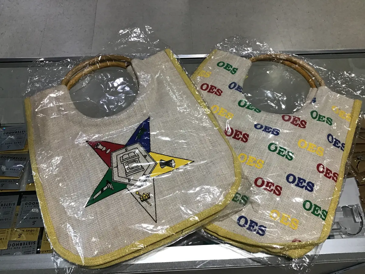 Order Of The Eastern Star Jute Bag 1