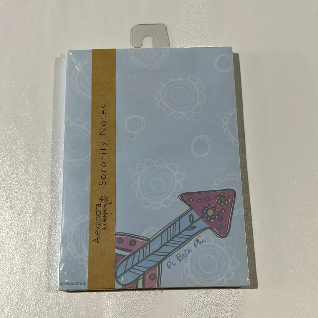 Pi Beta Phi Mascot Notepad 1