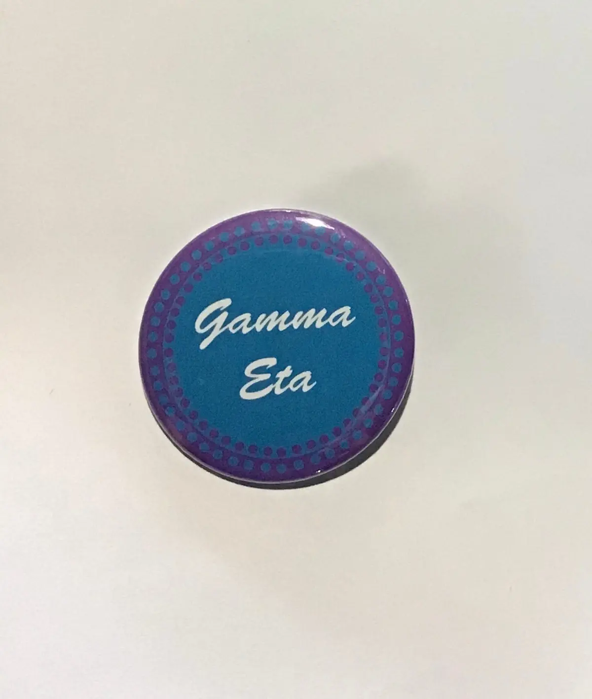 Gamma Eta Printed Button 1