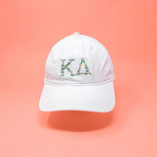 Kappa Delta Floral Embroidered Hat 1