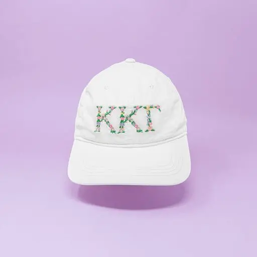 Kappa Kappa Gamma Floral Embroidered Hat 1