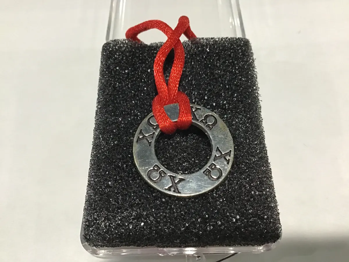 Chi Omega Round Charm Necklace 1