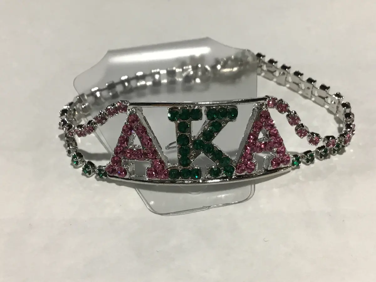 Alpha Kappa Alpha Bling Bracelet 1