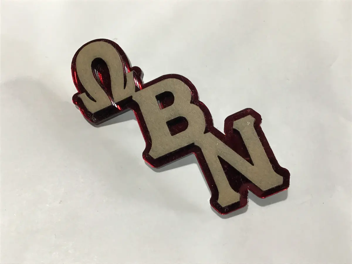 Omega Beta Nu Acrylic Pin 1
