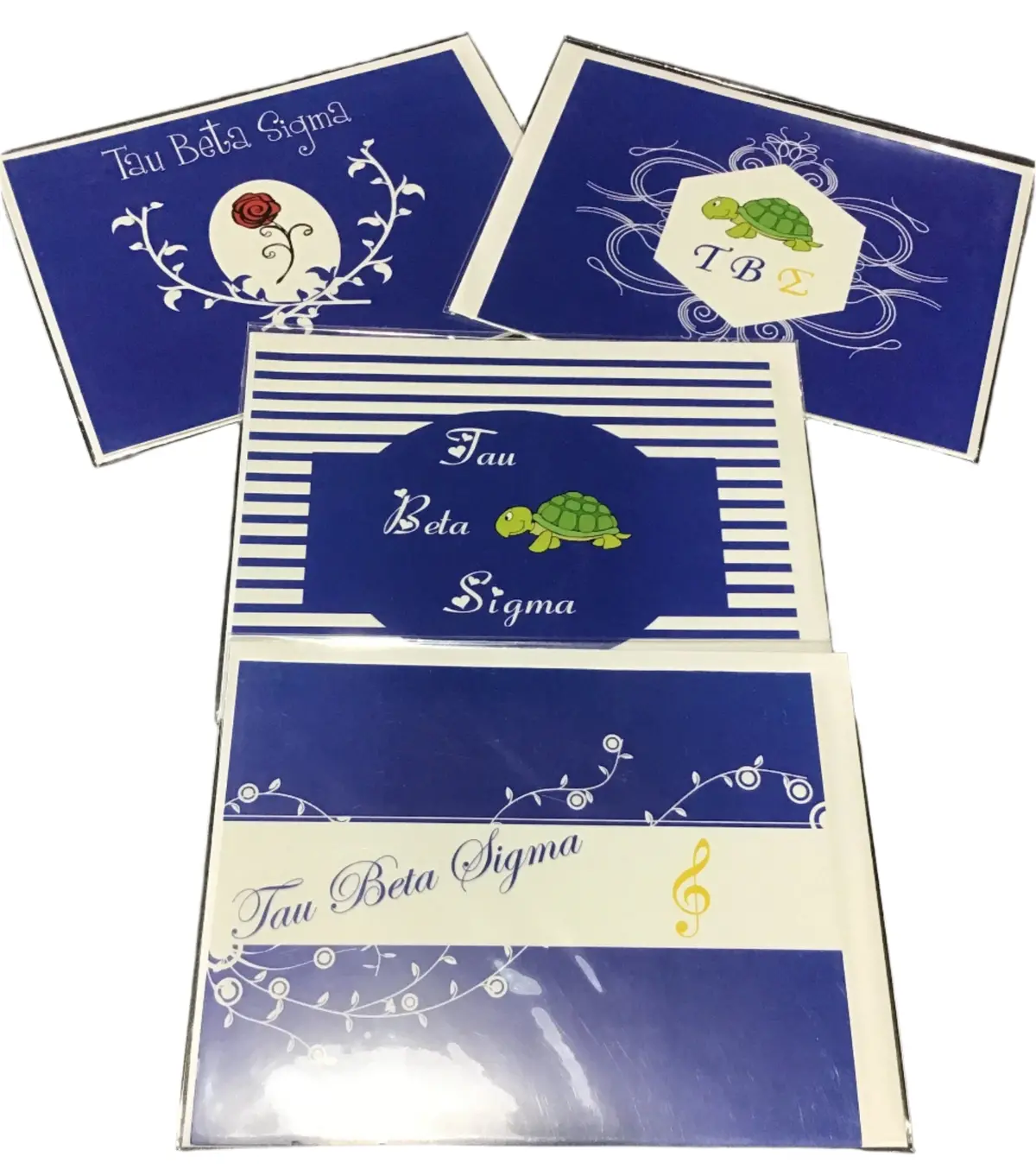 Tau Beta Sigma Blank Greeting Card 1