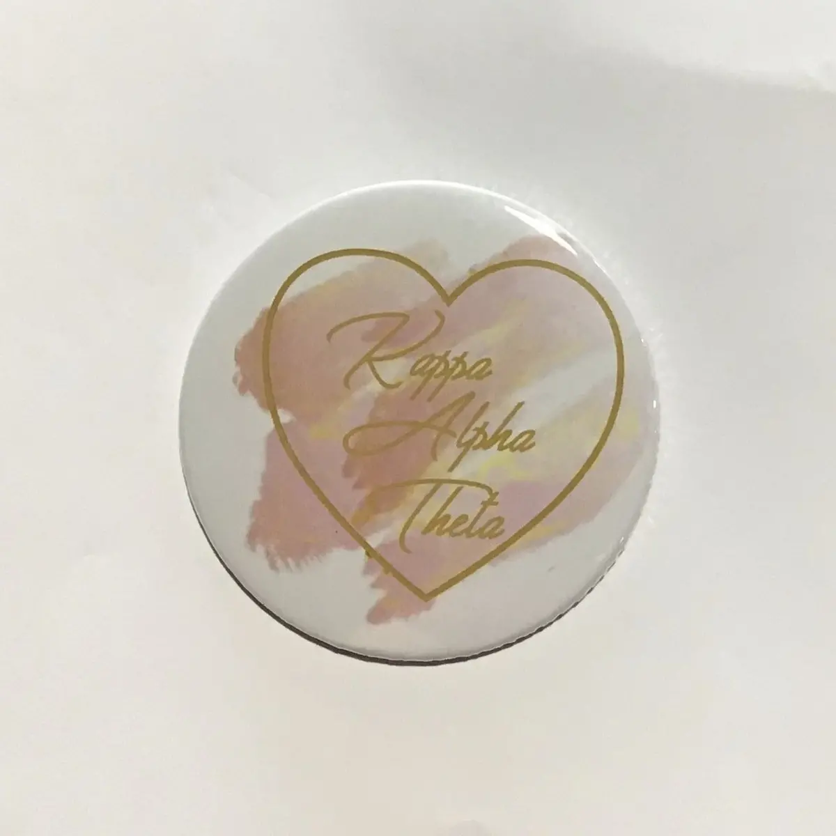 Kappa Alpha Theta Printed Button Watercolor Collection 2