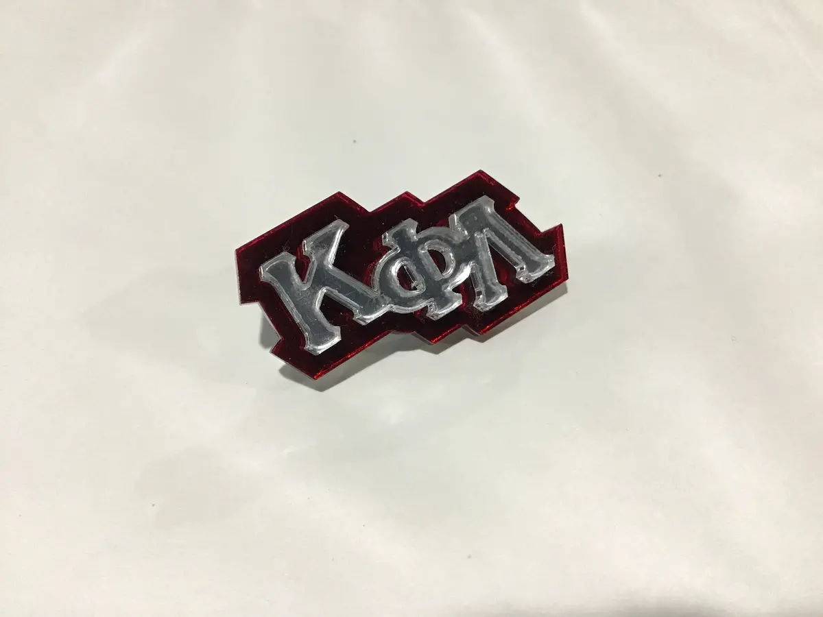 Kappa Phi Lambda Acrylic Pin 1