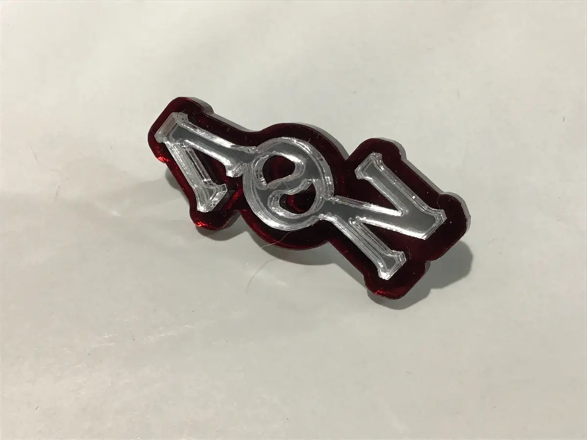 Lambda Theta Nu Acrylic Pin 1