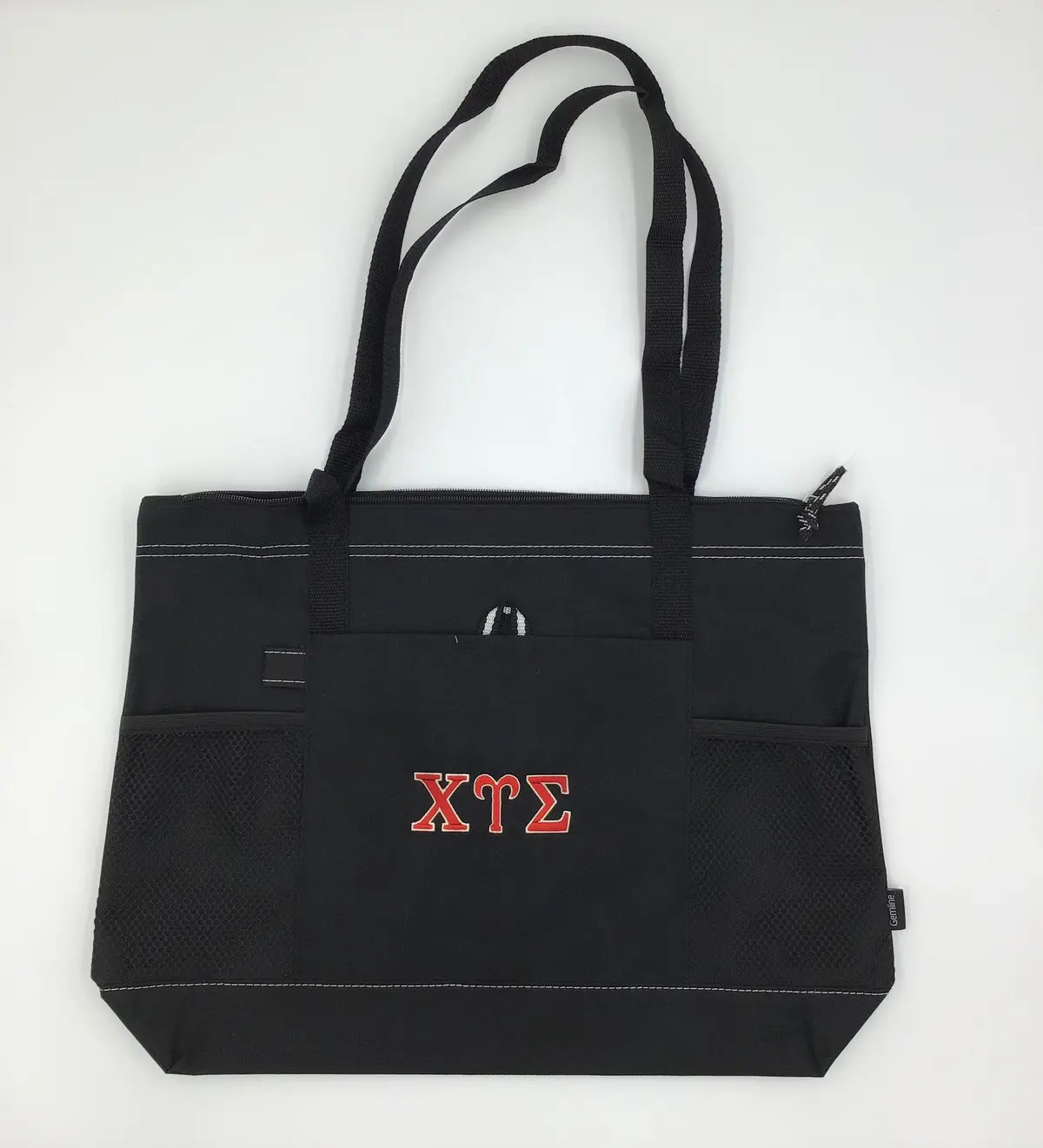 Chi Upsilon Sigma Gemline Zippered Tote 2