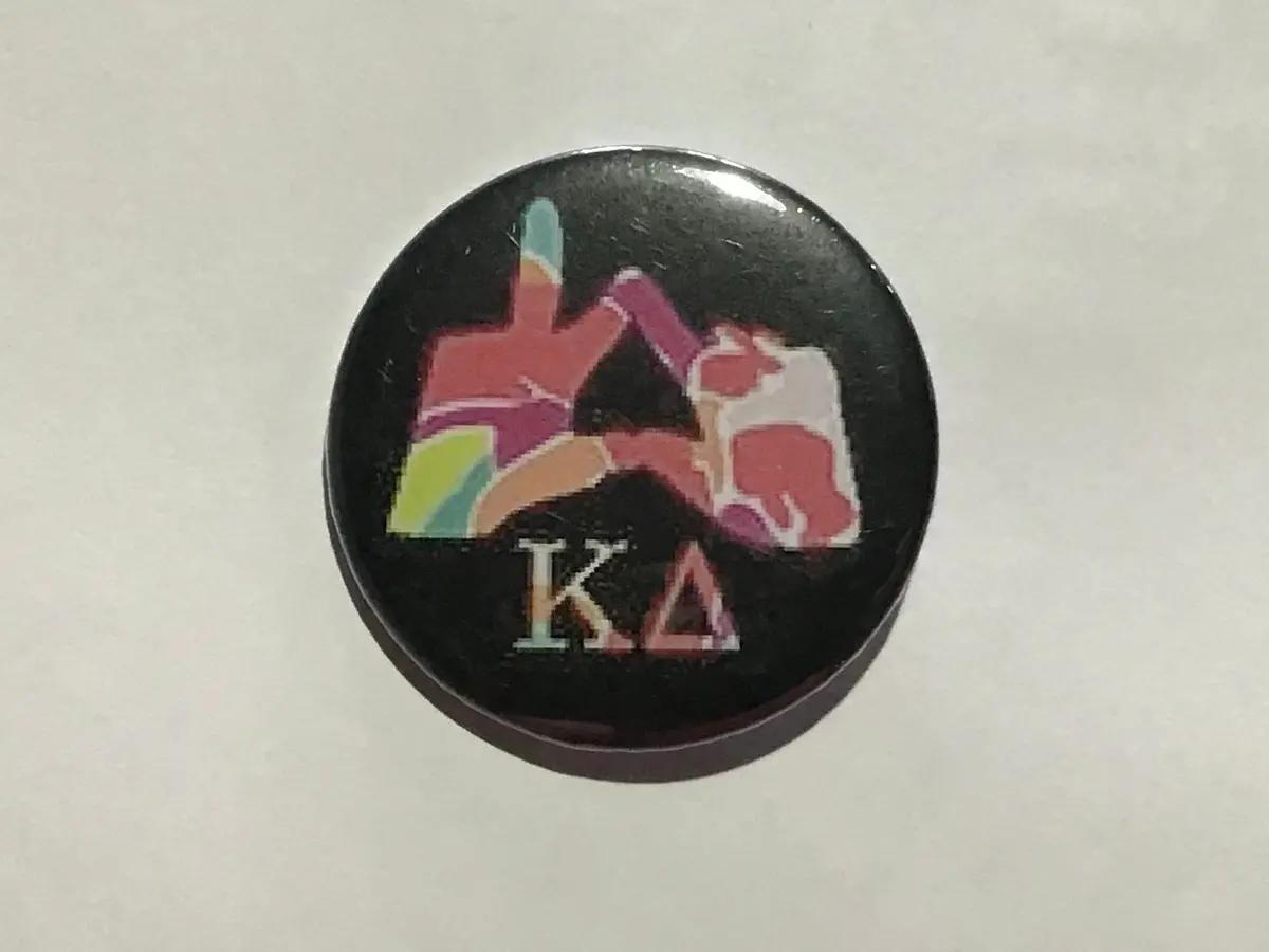Kappa Delta Handsign 2.25" Printed Button 1