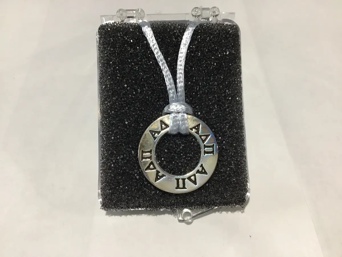 Alpha Delta Pi Round Charm Necklace 1