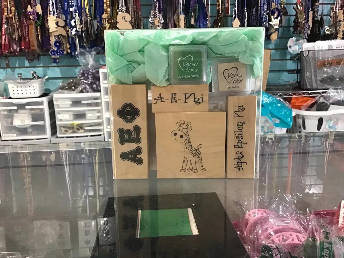 Alpha Epsilon Phi Rubber Stamp Kit 1