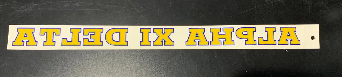 Alpha Xi Delta Horizontal Decal 1