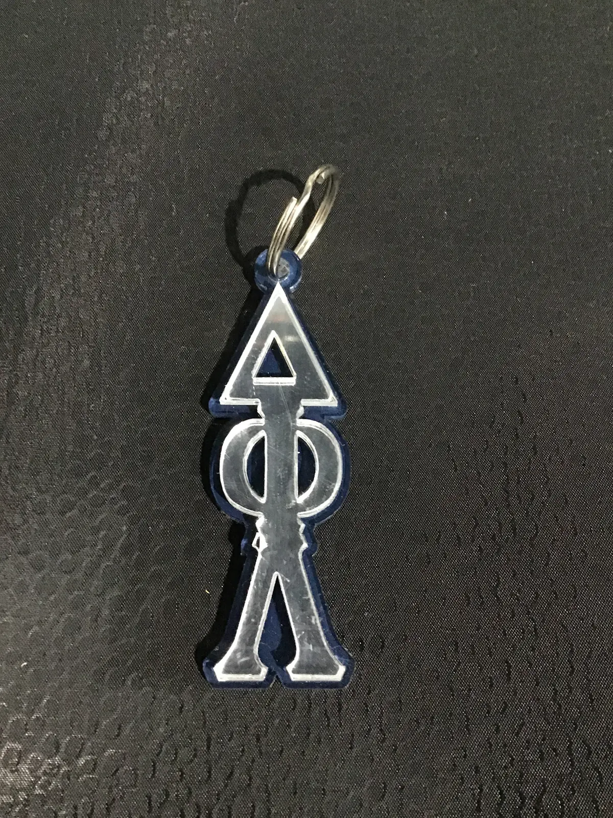Delta Phi Lambda Greek Letter Acrylic Keychain 1