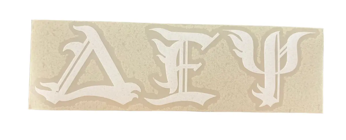 Delta Epsilon Psi Vinyl Decal (Classic Edition)
