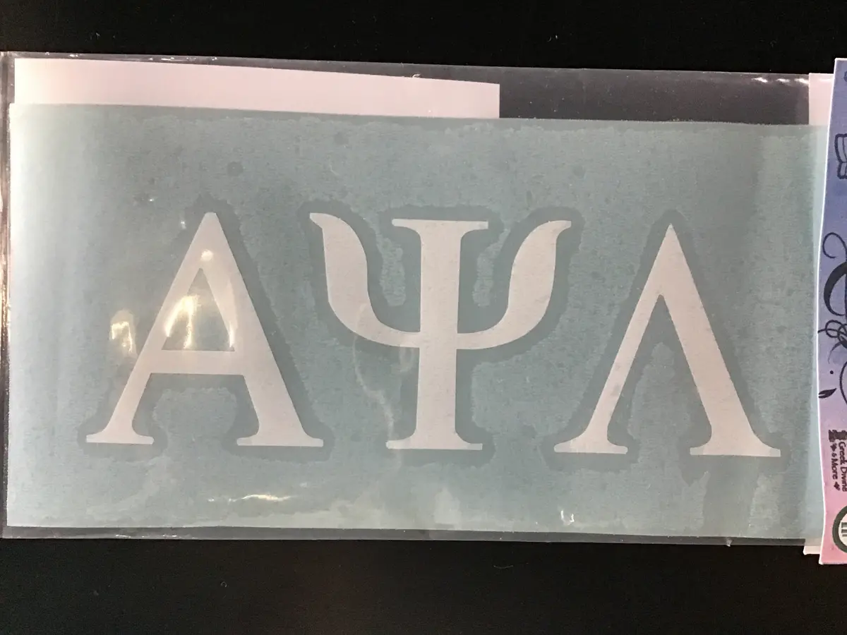 Alpha Psi Lambda Vinyl Decal 1